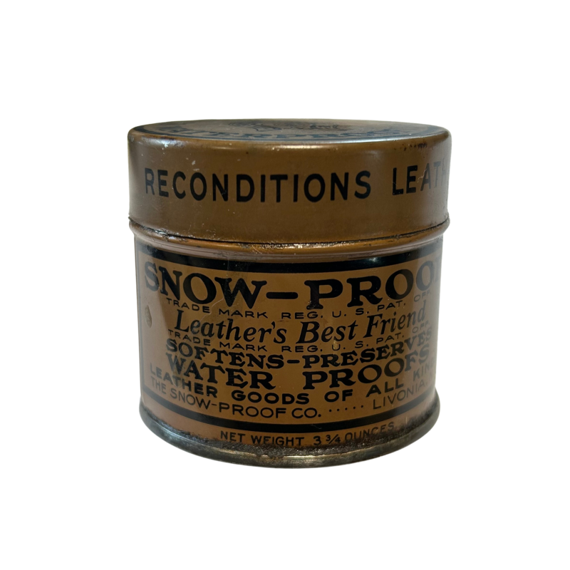 Boîte de graisse à chaussures, Snow-Proof, Waterproofing, The Snow Proof Co.