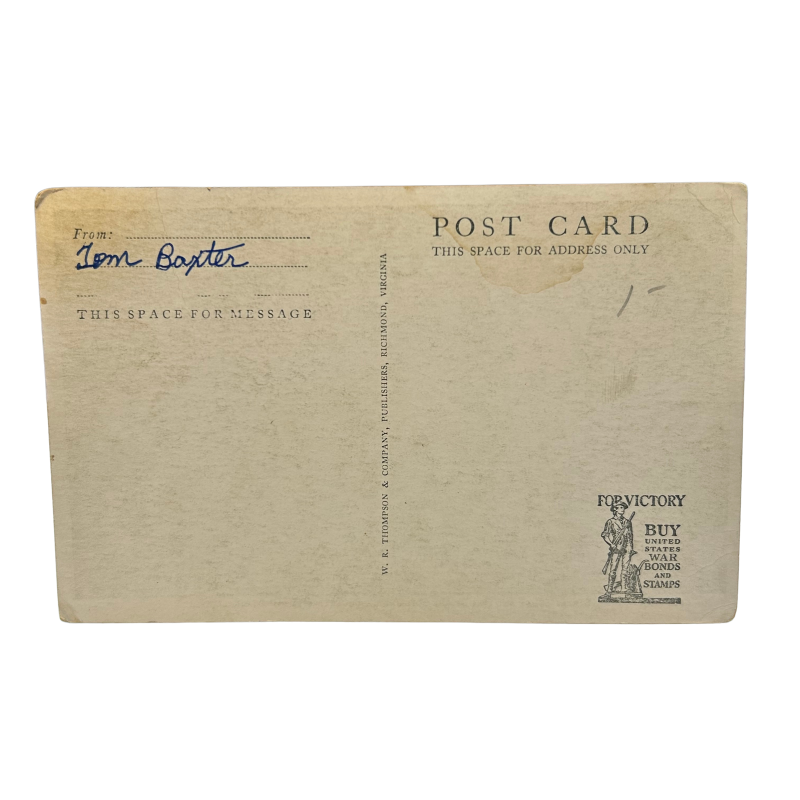 Postcard, Headquarters, Camp Mackall