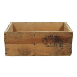 Caisse en bois, Field Ration C, US Army, 1944