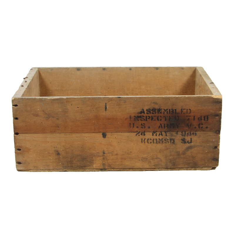 Caisse en bois, Field Ration C, US Army, 1944