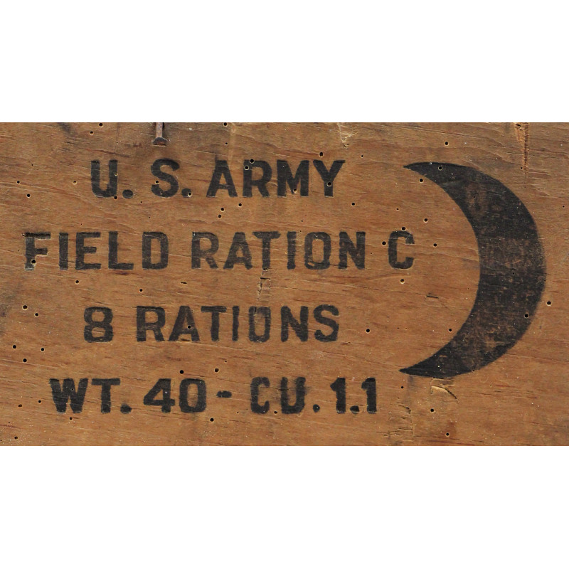 Caisse en bois, Field Ration C, US Army, 1944