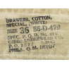 Caleçon long, US Army, taille 36, 1942
