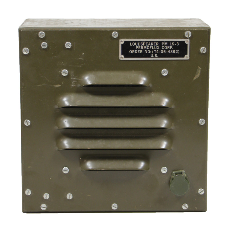 Loudspeaker, LS-3, US Army Signal Corps