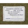 Blanket, Wool, US Army, WYANDOTTE WORSTED CO., Type I, 1942