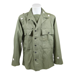 Veste de combat, US Army, treillis HBT (Herringbone Twill), Special, 40R, 1943