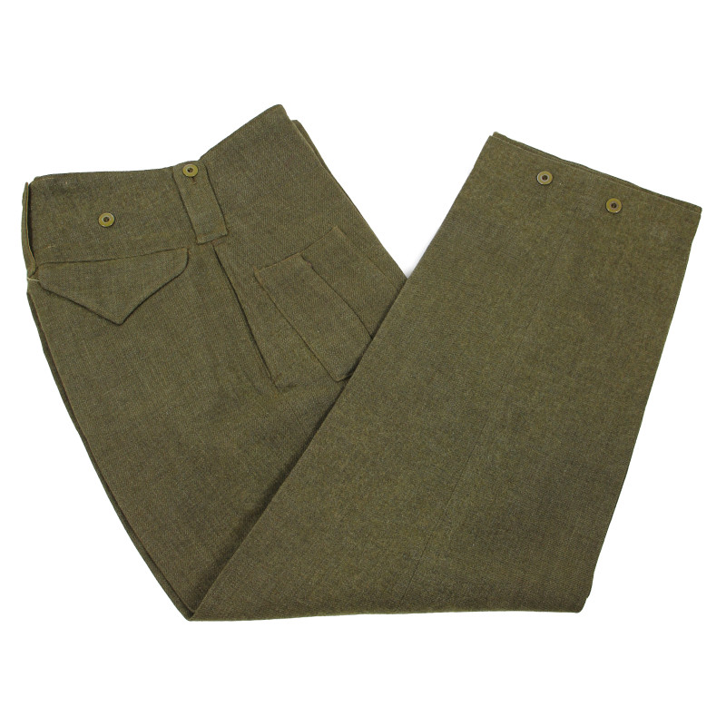 Pantalon canadien, Pattern 1939, taille 3, 1941, nominatif