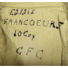 Trousers, Battledress, 1939 Pattern, Canadian, Size No. 3, 1941, Named