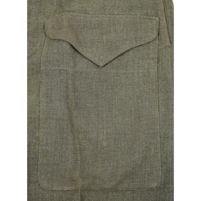 Pantalon canadien, Pattern 1939, taille 3, 1941, nominatif