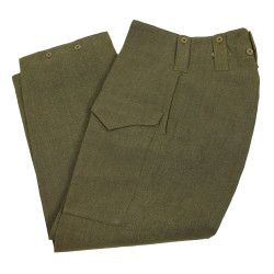 Pantalon canadien, Pattern 1939, taille 3, 1941, nominatif