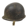 Casque M1, pattes fixes, camouflé, liner CAPAC, A washers verts