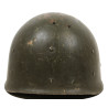 Casque M1, pattes fixes, camouflé, liner CAPAC, A washers verts
