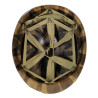 Casque M1, pattes fixes, camouflé, liner CAPAC, A washers verts