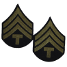 Ranks, Enlisted, US Army, T/4 Sergeant, Technician 4th Grade, OD