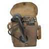 Téléphone de campagne EE-8-A, Signal Corps, avec sacoche en cuir