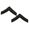 Rank Insignia, Private First Class, Wool
