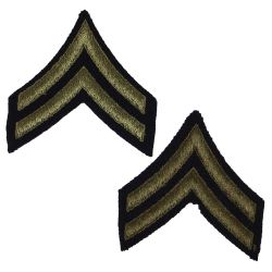 Grades en tissu de caporal, OD