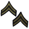 Corporal Rank Insignias, OD