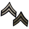 Grades en tissu de caporal, OD