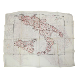 Carte d'évasion en soie, MI 9, Italie continentale et Sicile, J4/J3