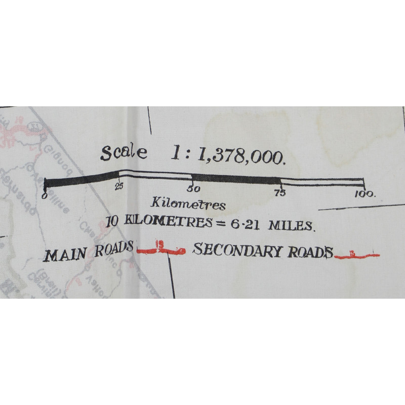Map, Escape, Silk, MI 9, Mainland Italy and Sicily, J4/J3
