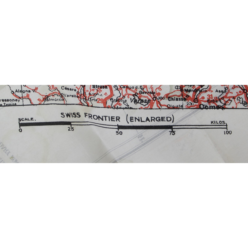 Map, Escape, Silk, MI 9, Mainland Italy and Sicily, J4/J3