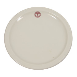 Assiette en porcelaine, US Army Medical Department, ECONO-RIM, 1943