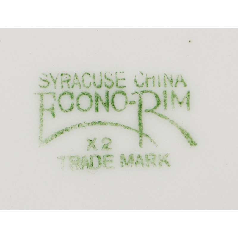 Plate, China, US Army Medical Department, ECONO-RIM, 1943
