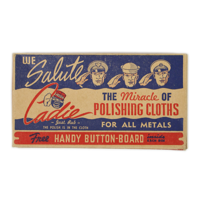 Patience à boutons, We Salute, Cadie Chemical Products, Inc.