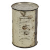Boîte de conserve, limonade soluble, Powdered Lemon Juice, Synthetic, ration, pleine