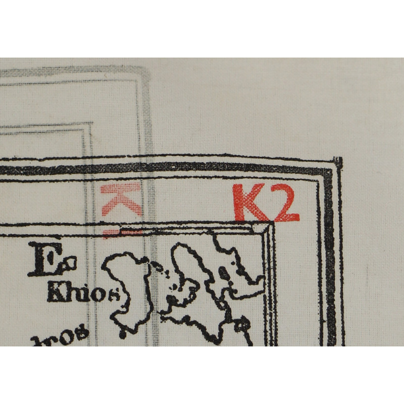 Map, Escape, Silk, MI 9, CYRENAICA, North Africa, K1/K2