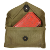 Pouch, First-Aid, M-1924, BRUCE & THOMAS MFG. CO. 1942, with Packet, First-Aid, Carlisle