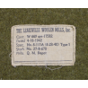 Blanket, Wool, US Army, THE LEAKSVILLE WOOLEN MILLS, Inc., Type I, 1942