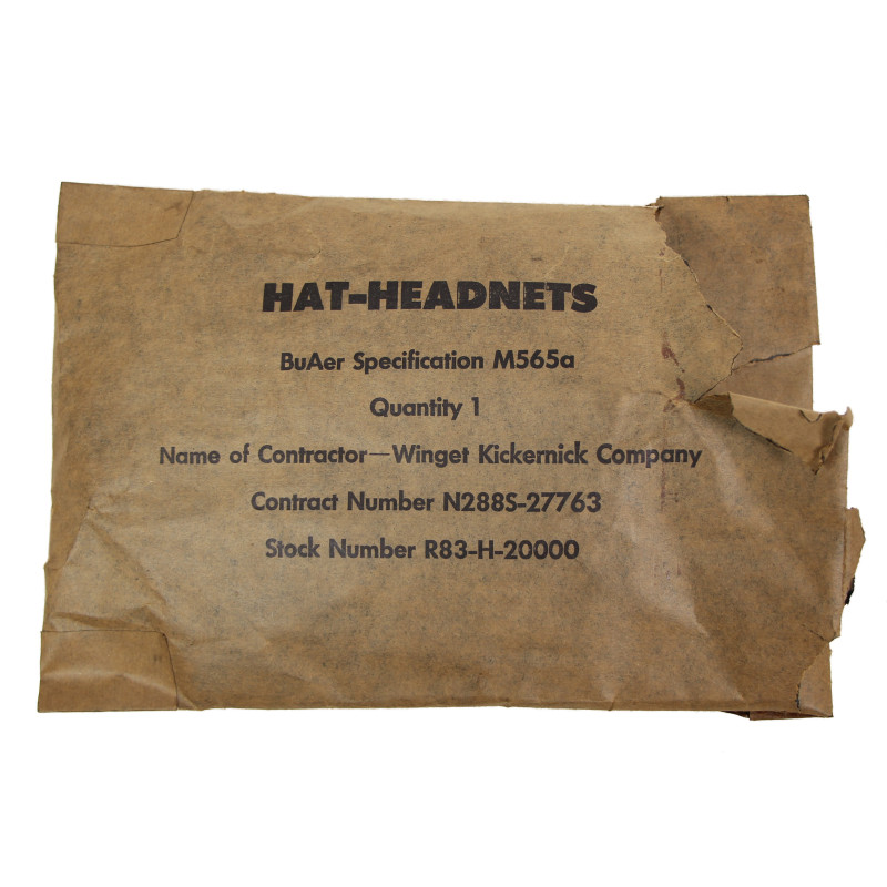 Hat-Headnet, Mosquito, M-565a, US Navy