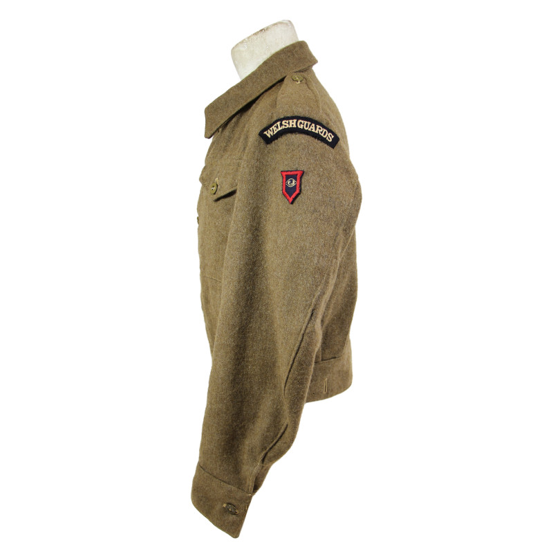 Battledress britannique, Pattern 1940, taille 16, 1945, Welsh Guards, Guards Armoured Division