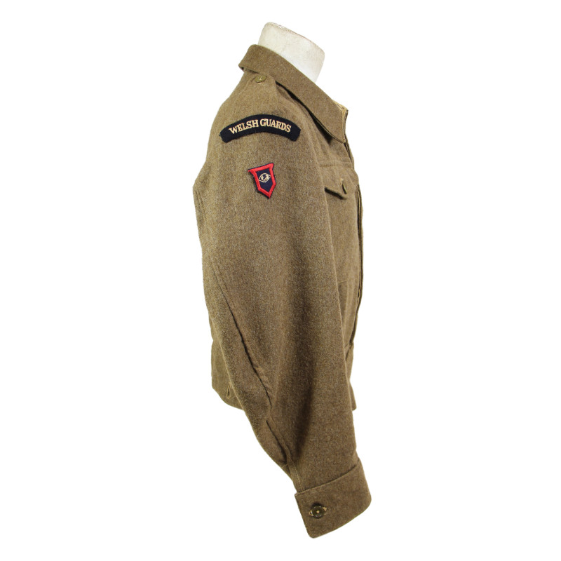 Battledress britannique, Pattern 1940, taille 16, 1945, Welsh Guards, Guards Armoured Division