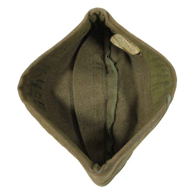 Cap, Garrison, Infantry, Size 6 ⅞, 1940, Laundry Number
