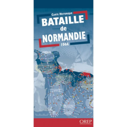 Carte historique Bataille de Normandie 1944