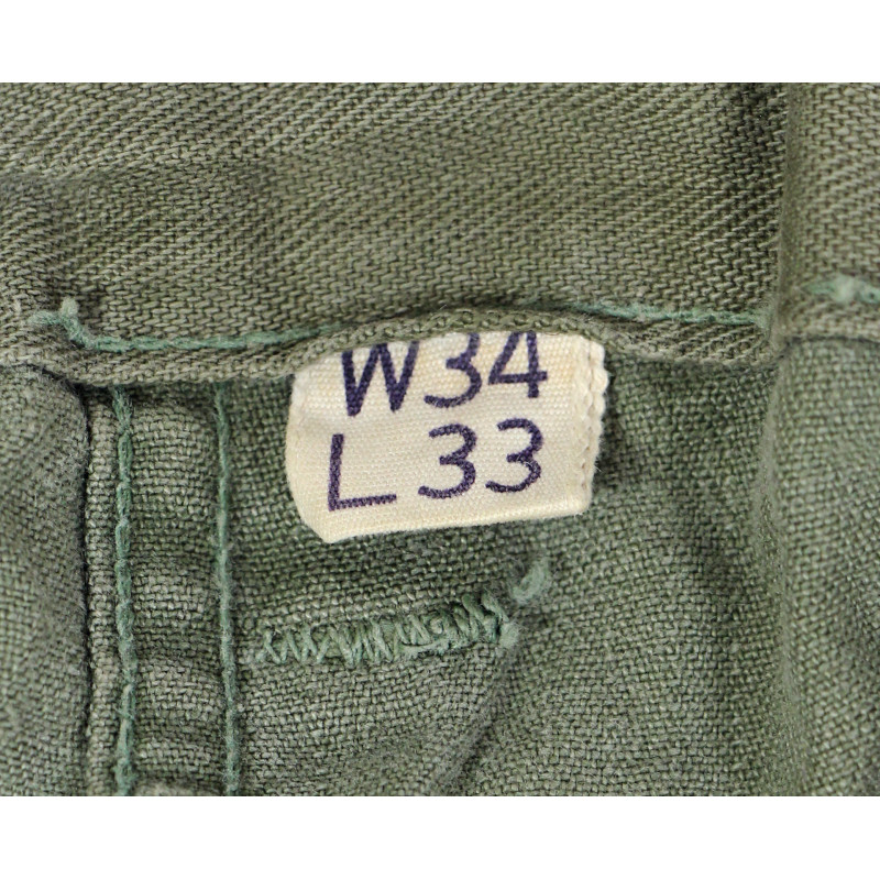 Pantalon de combat, US Army, treillis HBT (Herringbone Twill), Special, 34 x 33