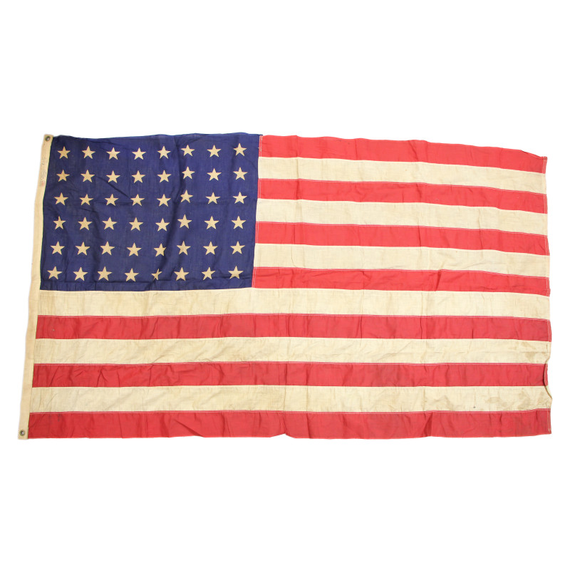 Flag, US, 48-Star, Printed, Stan-Test Bunting, 3' x 5'