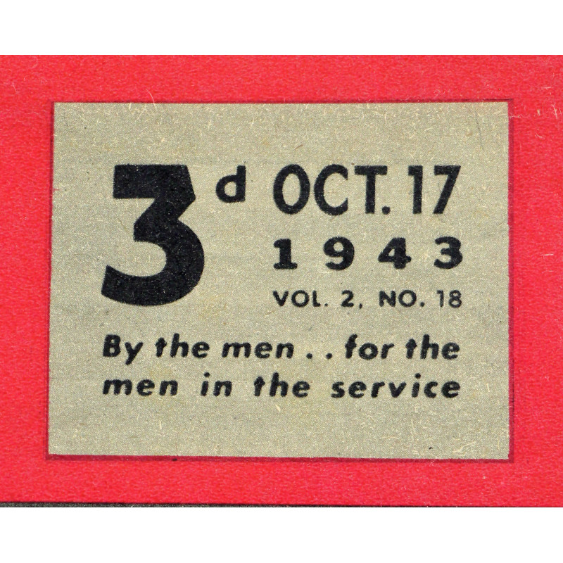 Magazine YANK, British Edition, 17 octobre 1943, Veteran of Munda and Guadalcanal