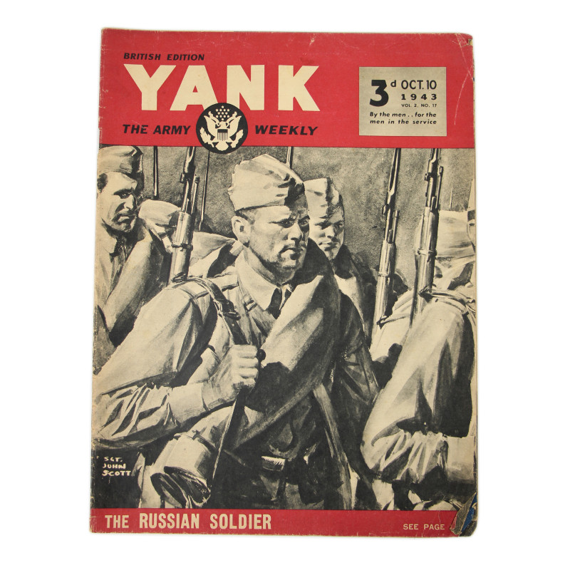 Magazine YANK, British Edition, 10 octobre 1943, The Russian Soldier