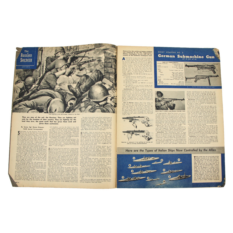 Magazine YANK, British Edition, 10 octobre 1943, The Russian Soldier