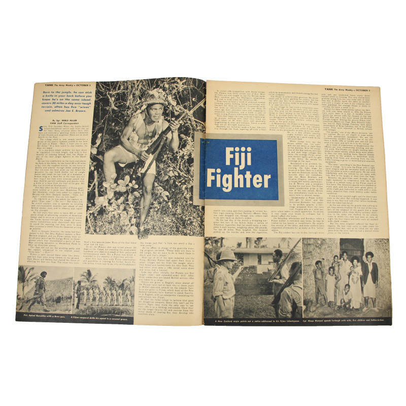 Magazine, YANK, British Edition, October 3, 1943, Home-Made Knife