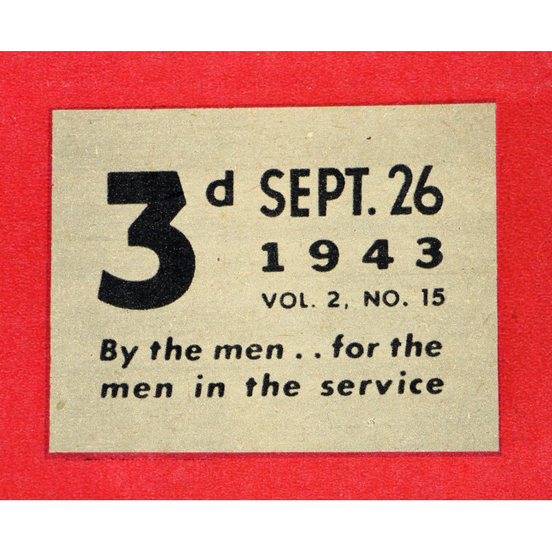Magazine, YANK, British Edition, September 26, 1943