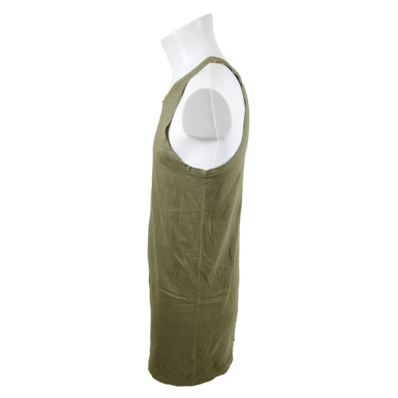 Undershirts, Cotton, Summer, Sleeveless, OD, Laundry Number