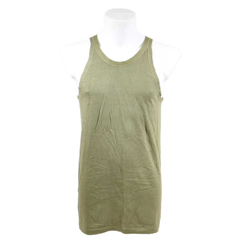 Undershirts, Cotton, Summer, Sleeveless, OD, Laundry Number