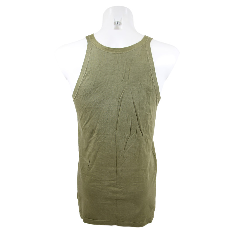 Undershirts, Cotton, Summer, Sleeveless, OD, Laundry Number