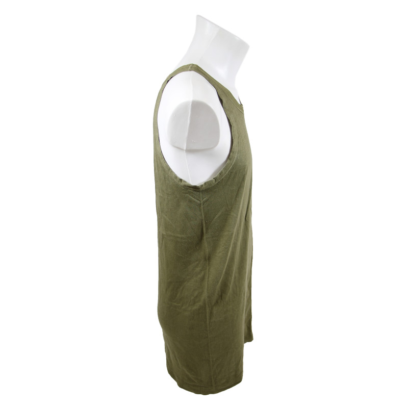 Undershirts, Cotton, Summer, Sleeveless, OD, Laundry Number