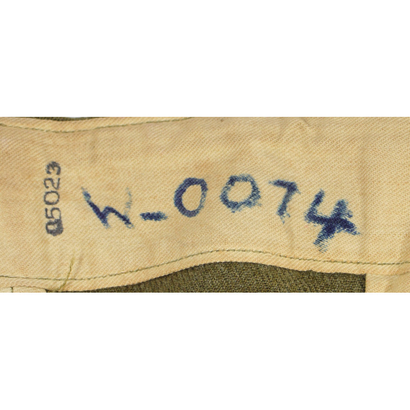 Pantalon moutarde, taille 38, Sgt. Donald Willet, Hq. Sqdn., 84th Fighter Wing, 9th Air Force, USAAF, ETO