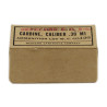 Box, Cartridge, Caliber .30 M1, WESTERN CARTRIDGE COMPANY, 1944